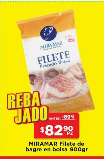 HEB Miramar filete de bagre en bolsa 900 gr oferta