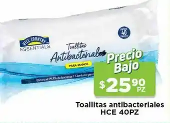 Toallitas hill country fare 40 pz