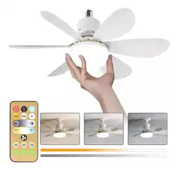 Mercado Libre Ventilador De Techo Led: Instalación Fácil, Control Remoto oferta