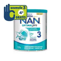 Farmacia San Pablo Nan Optimal Pro 3 Alimento para Niños de Corta Edad a Base de Leche oferta