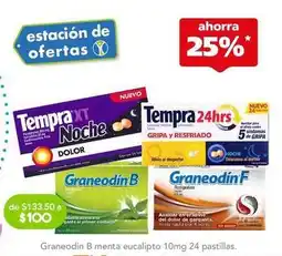Farmacia San Pablo Graneodin - b menta eucalipto 10mg 24 pastillas oferta