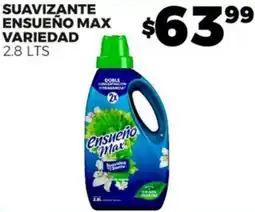 Merco SUAVIZANTE ENSUEÑO MAX VARIEDAD 2.8 LTS oferta