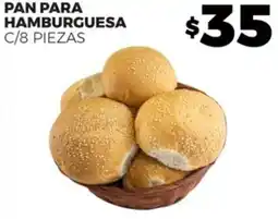 Merco PAN PARA HAMBURGUESA C/8 PIEZAS oferta
