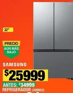 The Home Depot Samsung - refrigerador oferta