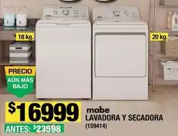 The Home Depot Mabe - lavadora y secadora oferta