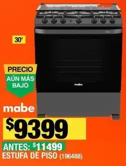 Mabe - estufa de piso