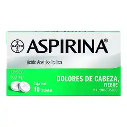 Farmacias YZA Aspirina 40 Tabs oferta