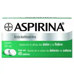 Farmacias YZA Aspirina 40 Tabs oferta