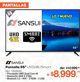 RadioShack Pantalla sansui 55" oferta