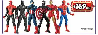 Variedad figuras de acción