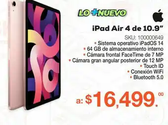 Ipad air 4 de 10.9"