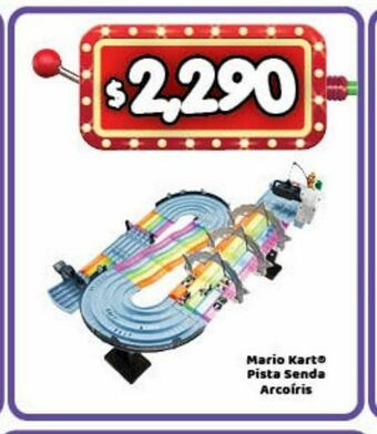 Bodega Aurrerá Mario kart pista senda arcoiris oferta