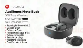 Audífonos moto buds