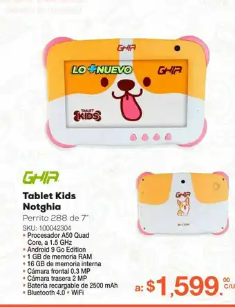 RadioShack Tablet kids notghia ghia oferta