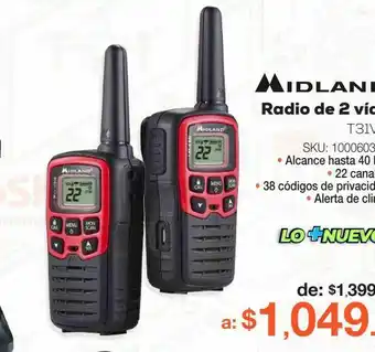 Radio de 2 vias midland