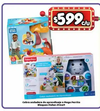 Cebra andadera de aprendizaje o mega perrito bloques fisher price