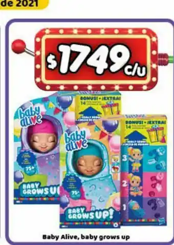 Baby alive, baby grows up