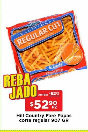 HEB Hcf papas corte regular 907 gr oferta