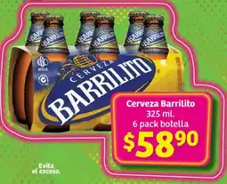 Soriana Híper Cerveza Barrilito 325 ml. oferta