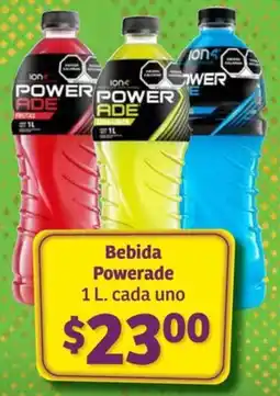 Soriana Híper Bebida Powerade 1 L. oferta