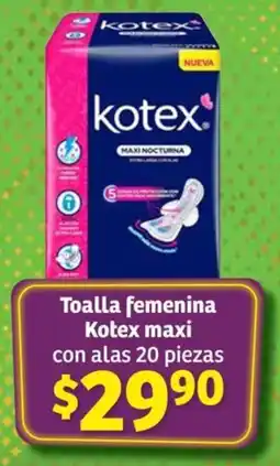 Soriana Híper Kotex Maxi Nocturna oferta