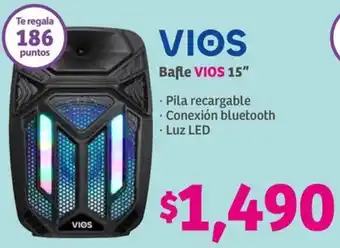 Soriana Híper VIOS Bafle VIOS 15" oferta