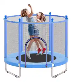 Mercado Libre Trampolín Diámetro 150cm Ninos Iantil Juguetes S Lona De Salto Azul Cobertor De Resortes Azul oferta