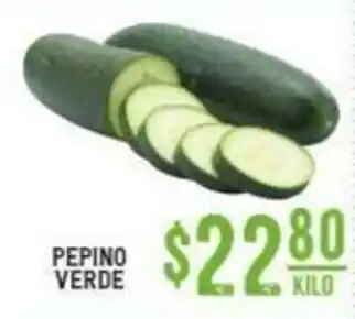 Soriana Súper Pepino Verde oferta