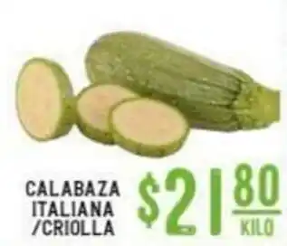 Soriana Súper Calabaza Italiana/Criolla oferta