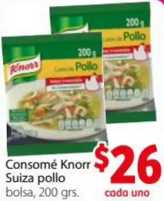 Soriana Express Consomé Knorr Suiza Pollo 200grs oferta