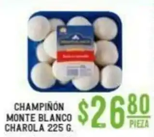 Soriana Súper Champiñón Monte Blanco Charola 225g oferta