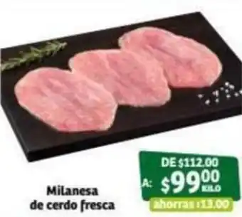 Soriana Súper Milaneza de Cerdo Fresca oferta