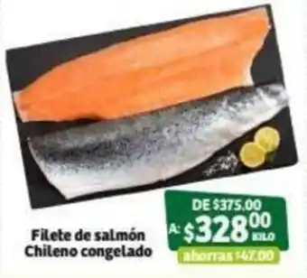 Soriana Súper Filete de Salmón Chileno Congelado oferta