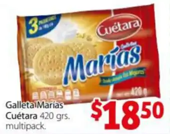 Soriana Express Galleta Marías Cuétara 420grs oferta