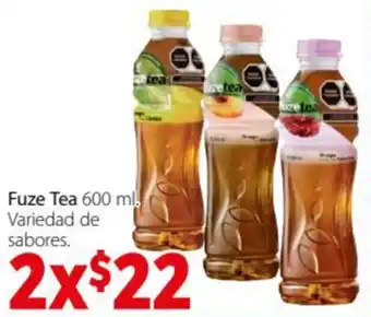 Soriana Express Fuze Tea 600ml oferta