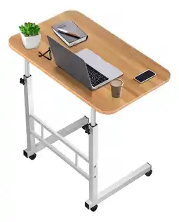 Mercado Libre Mesa Para Laptop Con Ruedas Y De Altura Ajustable,60x40x90cm oferta