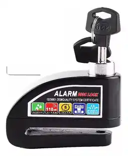 Mercado Libre Candados De Discos Impermeable Alarma Motocicle Bloqueo oferta