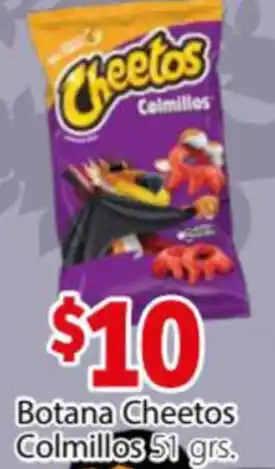 Soriana Express Botana Cheetos Colmillos 51grs oferta