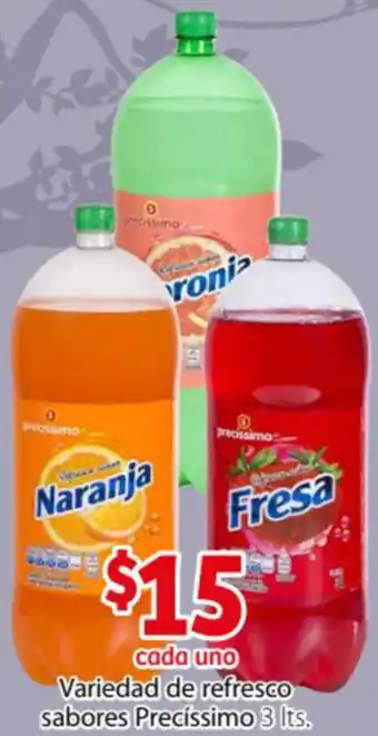 Soriana Express Variedad de Refrescos Sabores Precíssimo 3 lts oferta