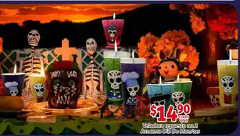 Veladora Repuesto No.2 Azucena Día De Muertos