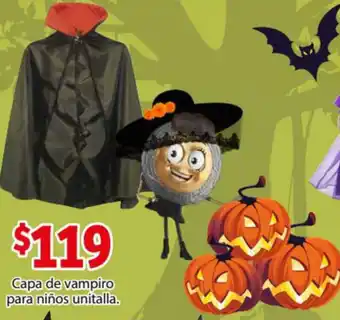 Capa de Vampiro para Niños Unitalla