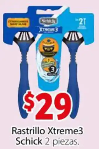 Rastrillo Xtreme3 Schick 2 Piezas