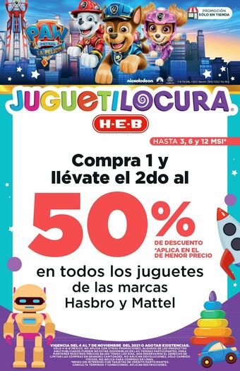HEB Juguetes heb oferta