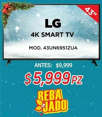 HEB Lg 4k smart tv oferta