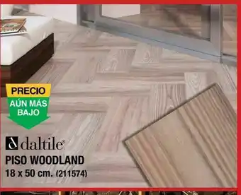 Piso cerámico woodland almond 18 x 50 cm caja con 0.99 m2