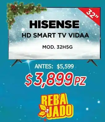 HEB Hisense hd smart tv vidaa oferta