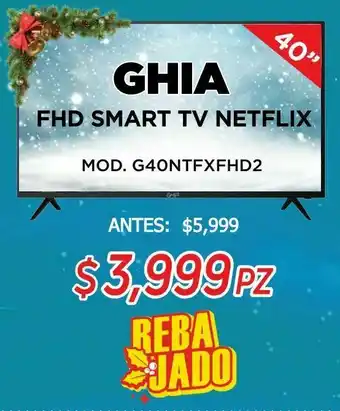 Ghia fhd smart tv netflix