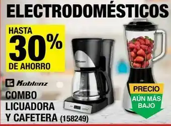 Combo licuadora y cafetera koblenz
