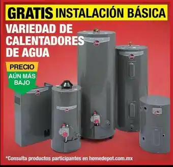 Calentador de agua