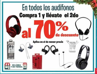 HEB En todos los audífonos oferta